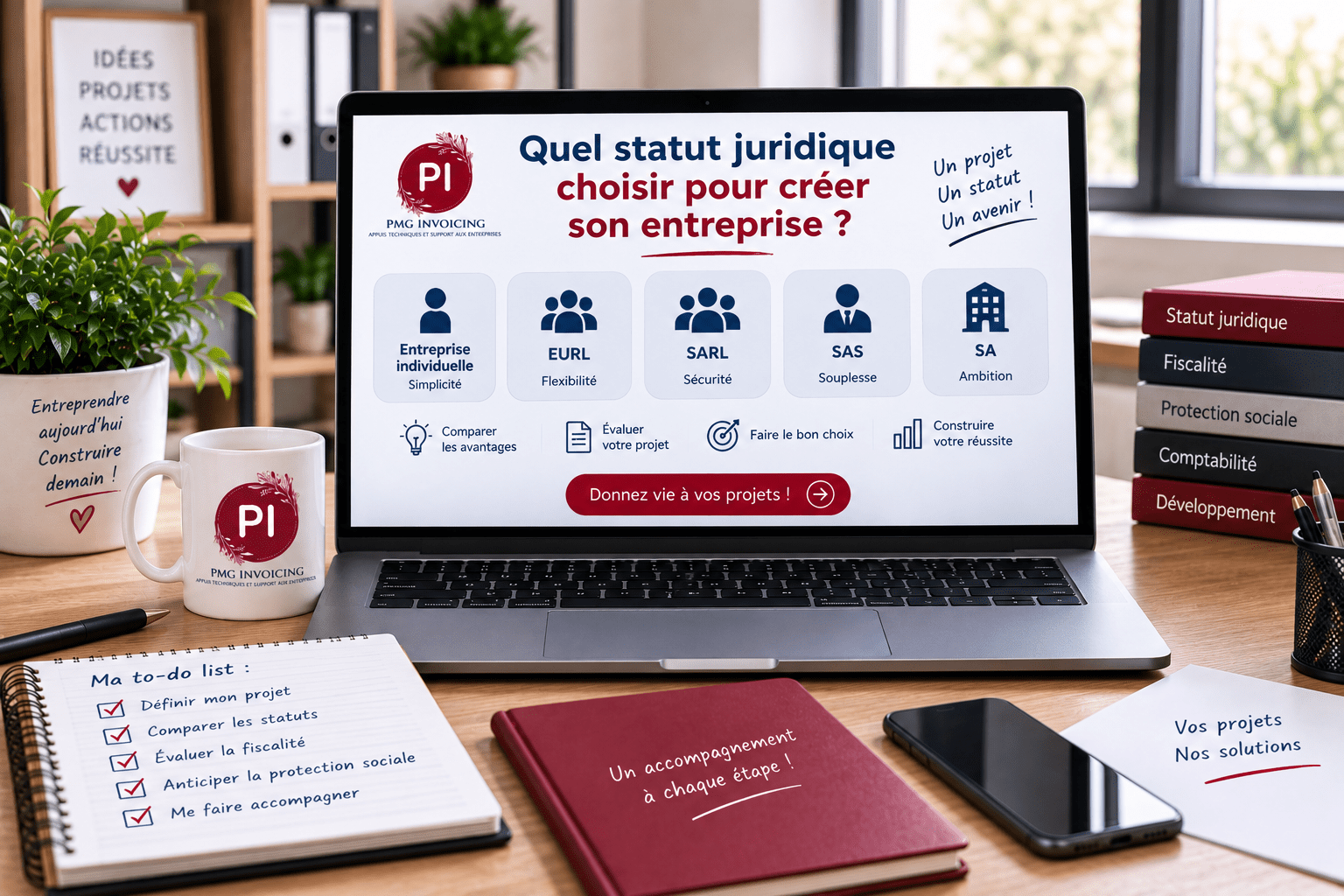 Créer son entreprise et choisir son statut