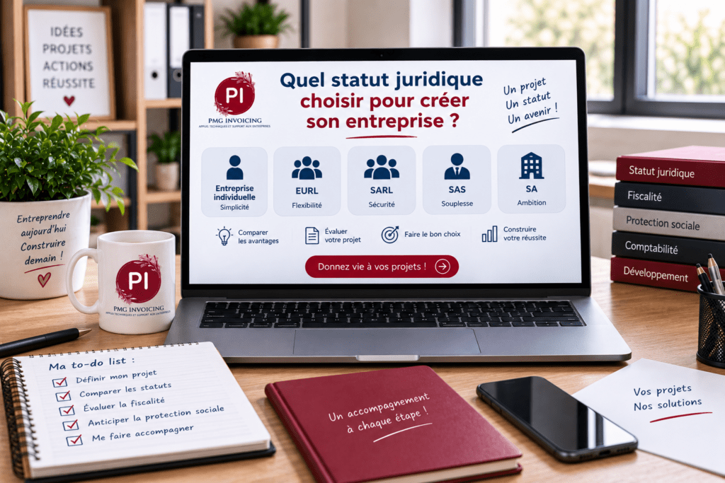 Choisir son statut juridique pour créer une entreprise en France